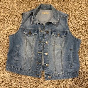 Earl Jeans Light Blue Denim Vest